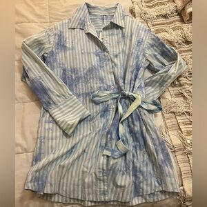 Free People Button Down Dress